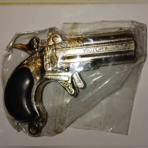 Vintage Deadstock Derringer Working Gun Pendant